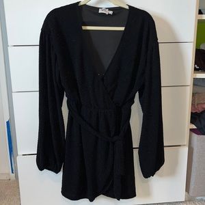 Princess Polly long sleeve tie dress
